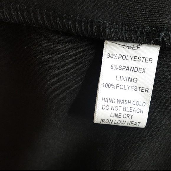 Fashion Nova Black Mini Skirt with Silver Accents / Skin Revealing Slits - Picture 5 of 10